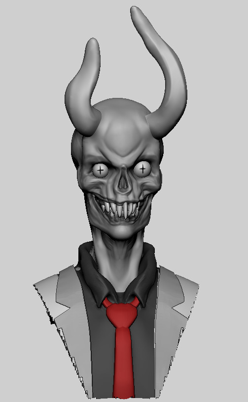 Demon in a suit of three