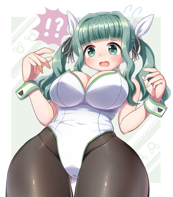 変身したら何故か衣装がバニーになっていたさなちゃん
