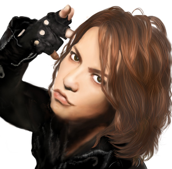 L'Arc-en-Cielのhydeさんを描いてみました！