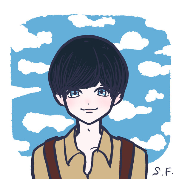 雲を映す少年