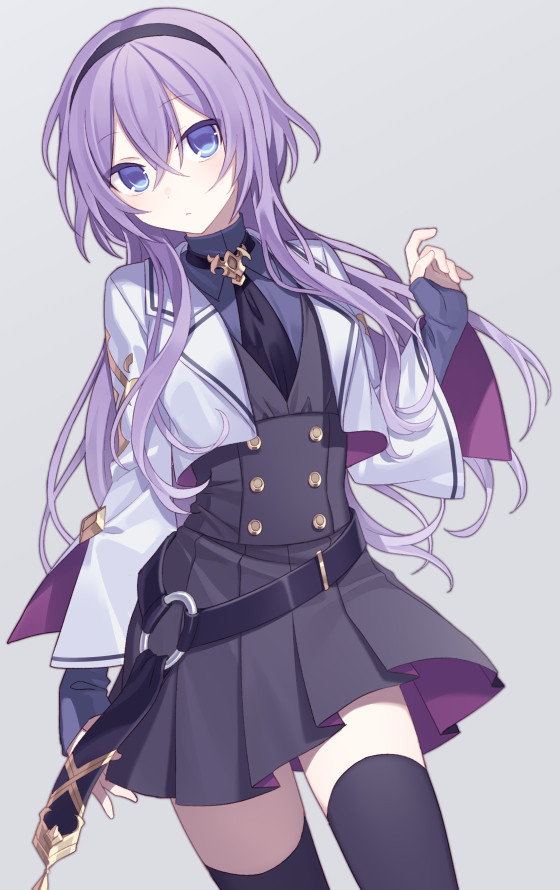 紫髪さん
