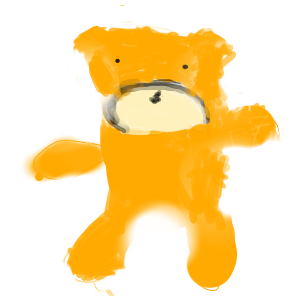 あん肝描くのに挑戦してみた…！