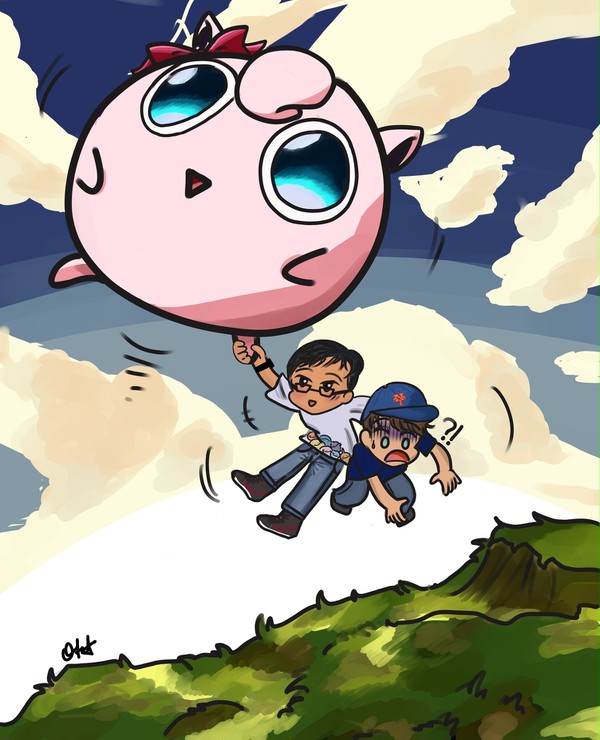 Jigglypuff fun time with friends