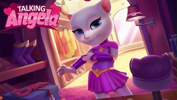 my talking angela captain cute