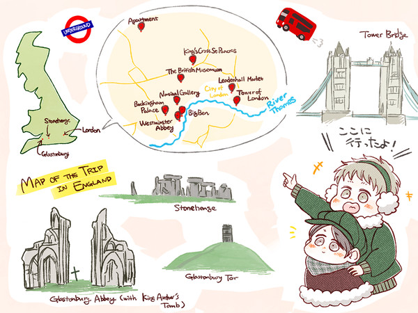 イギリス旅行実録レポ漫画
