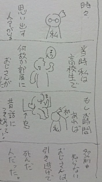 部屋とおじさん(幽霊)とワタシ