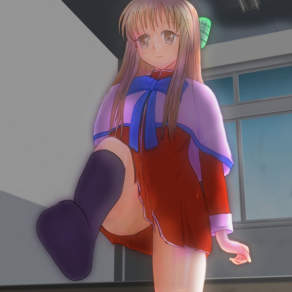 佐祐理さんに踏まれる謎プレイ　背景付き