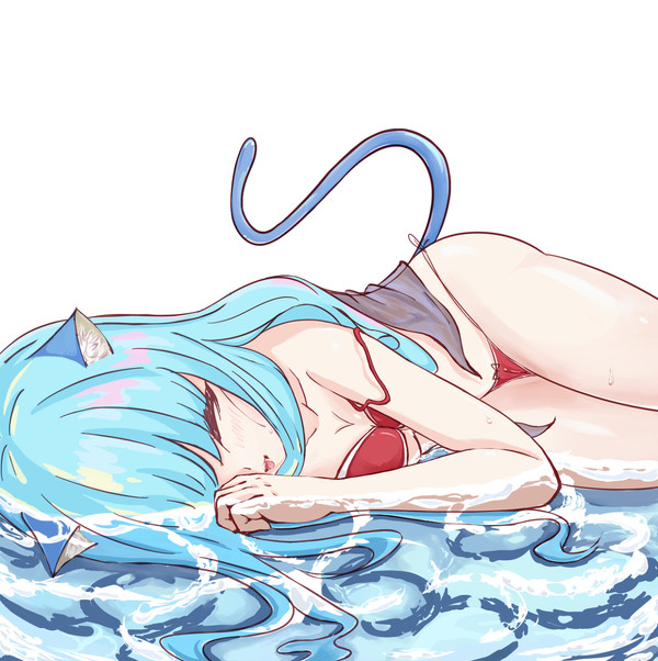 喵月泳装