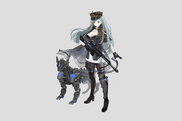 拿狙击枪的少女