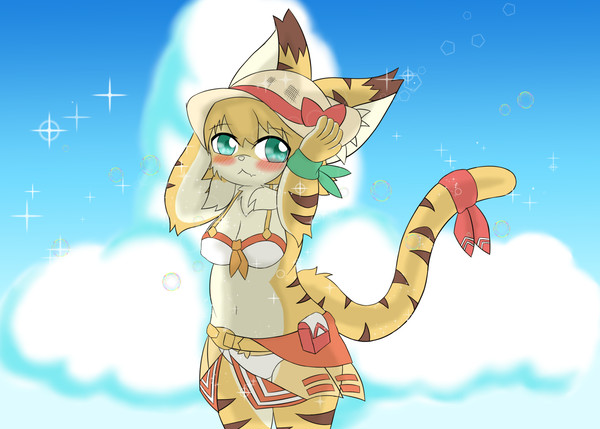 夏ミアちゃん水辺ver.