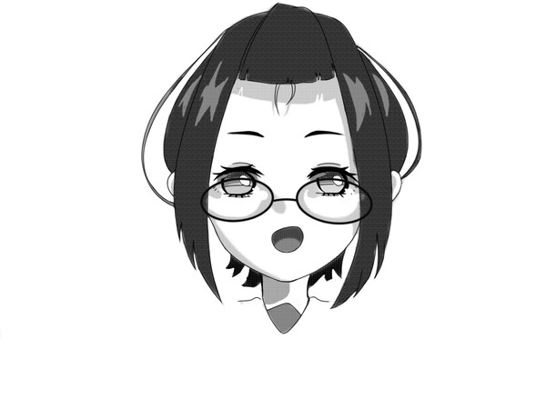 メガネの女の子