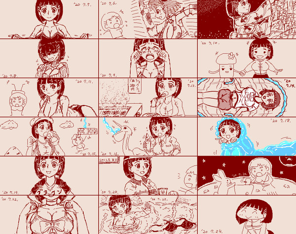 桐ヶ谷直葉☆手描きまとめ9