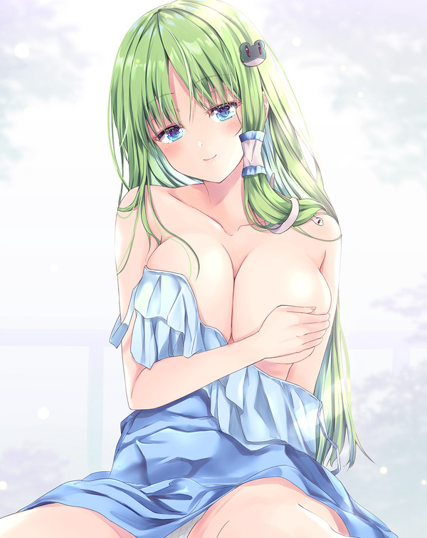 早苗さん初めてのグラビア撮影