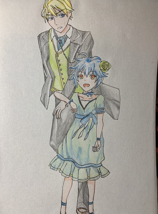 ブロマイドユーシスさんとミリアムちゃん