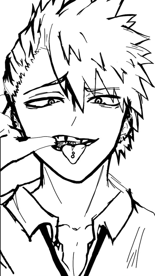 ヤンキー爆豪くん。