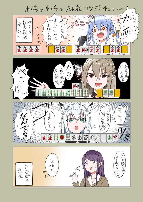 わちゃわちゃ麻雀コラボ(妄想)