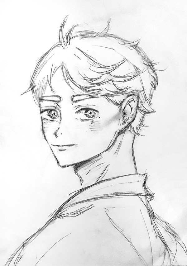 Sugawara from Haikyuu!