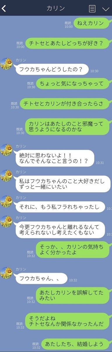 らく魔女LINEパロ②