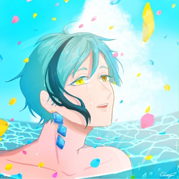 空と海が繋がって