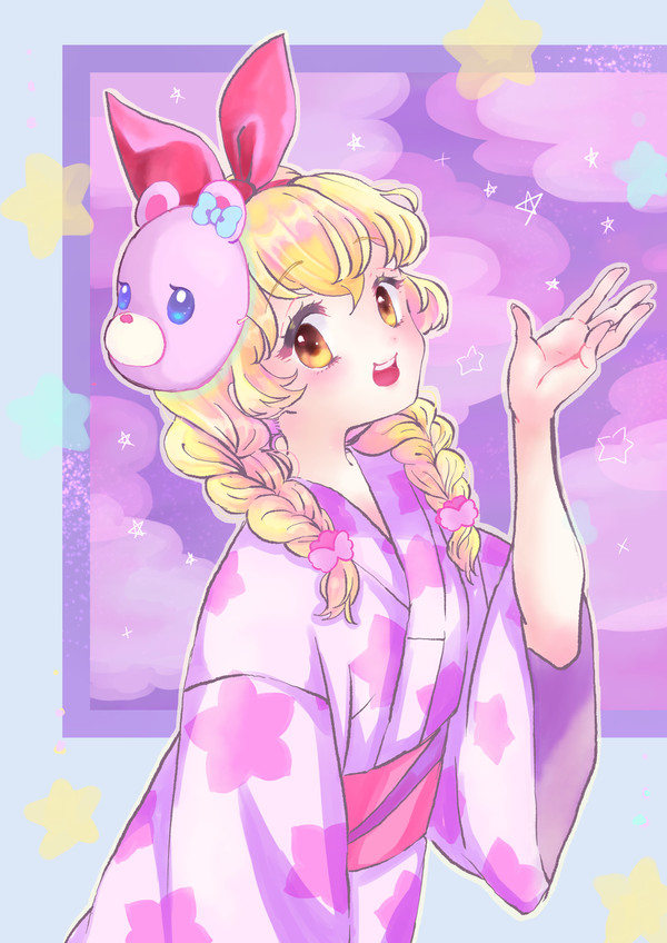 浴衣のいちごちゃん