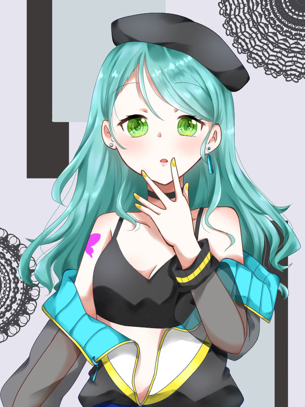 右肩の蝶コラボ🦋