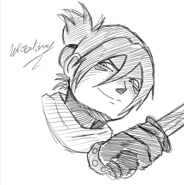 Sketch of Sonic (One Punch Man)