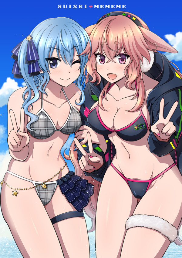 すいちゃんとめめめ