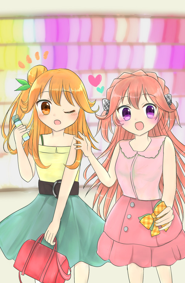 朱莉ちゃんとミカンちゃん🍊