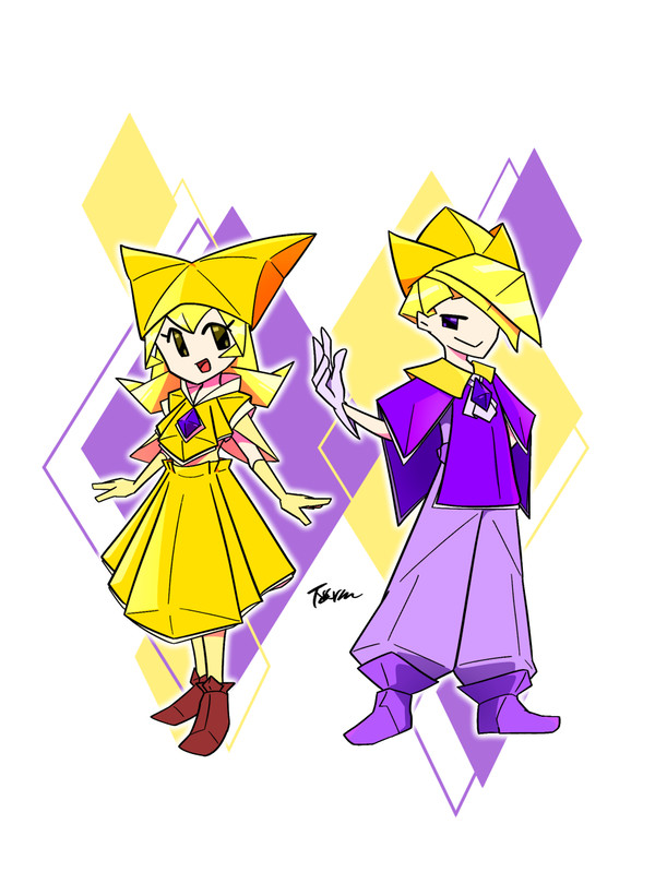 擬人化 オリビア&オリー