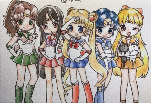 セーラームーン塗らせて頂きました