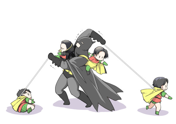 バットマン＆幼児ロビン