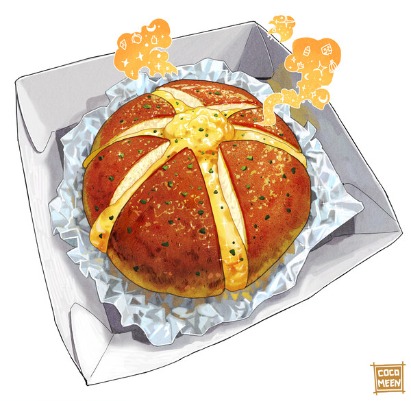 ガーリックブレッド - Korean Garlic Bread