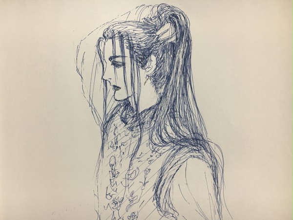旅の準備4のための塗り絵。習作。