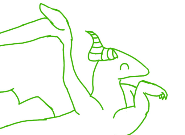 ドラゴン描きはじめます
