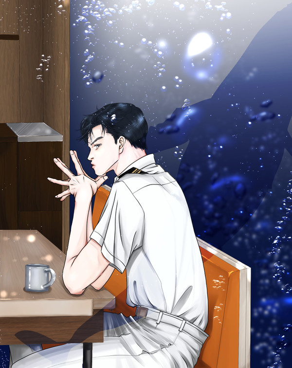 海の中