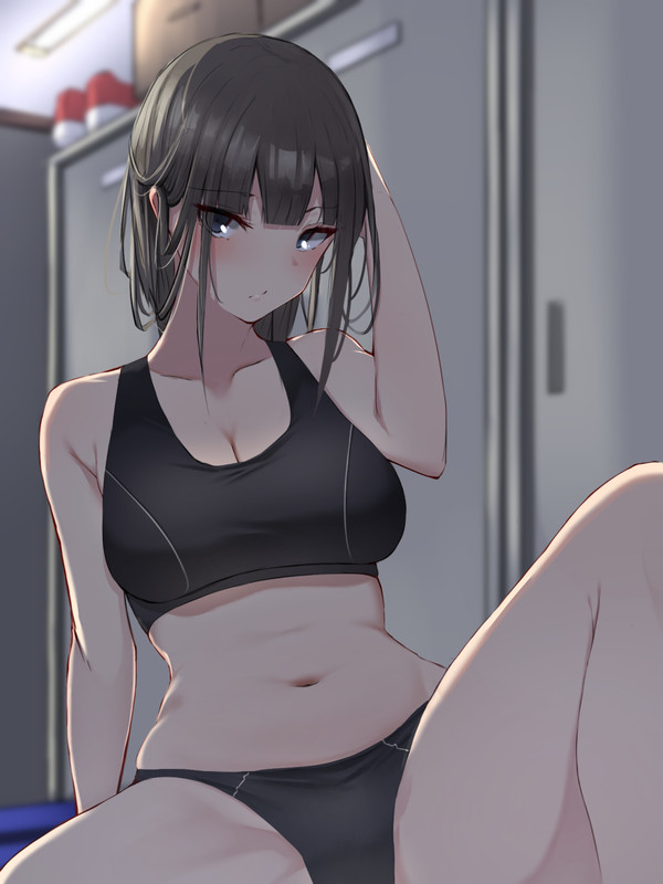 部室にて