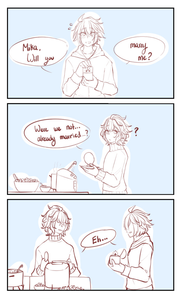 Twitter MikaYuu Bingo Entries