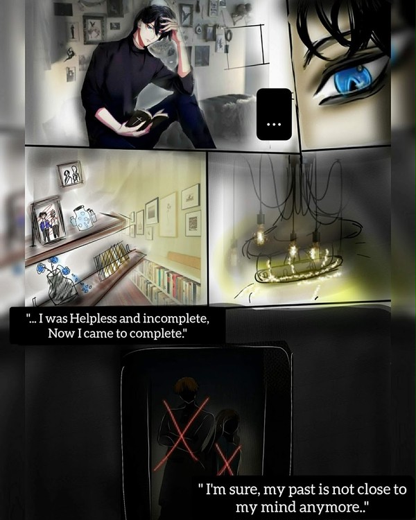 Bloody Painter Comic. 'Thoughts'