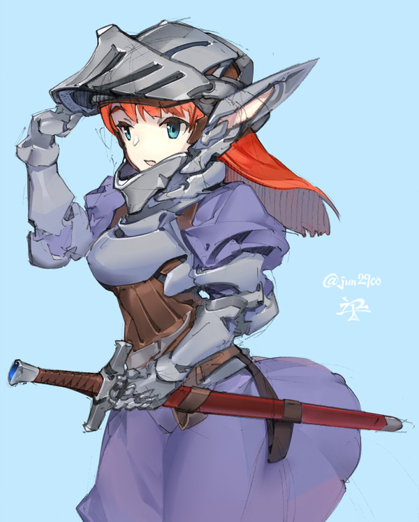 軽装甲冑ハーフエルフ