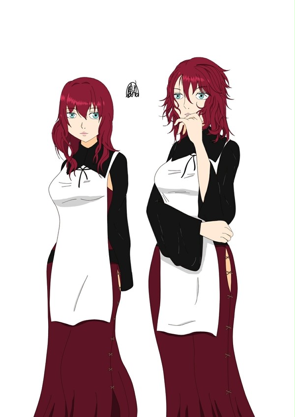 Twin Androids Devola & Popola