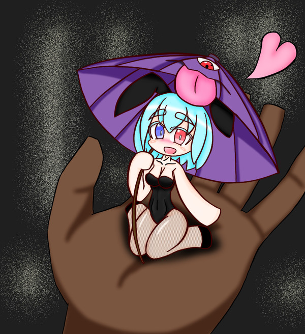 手乗りバニー小傘ちゃん