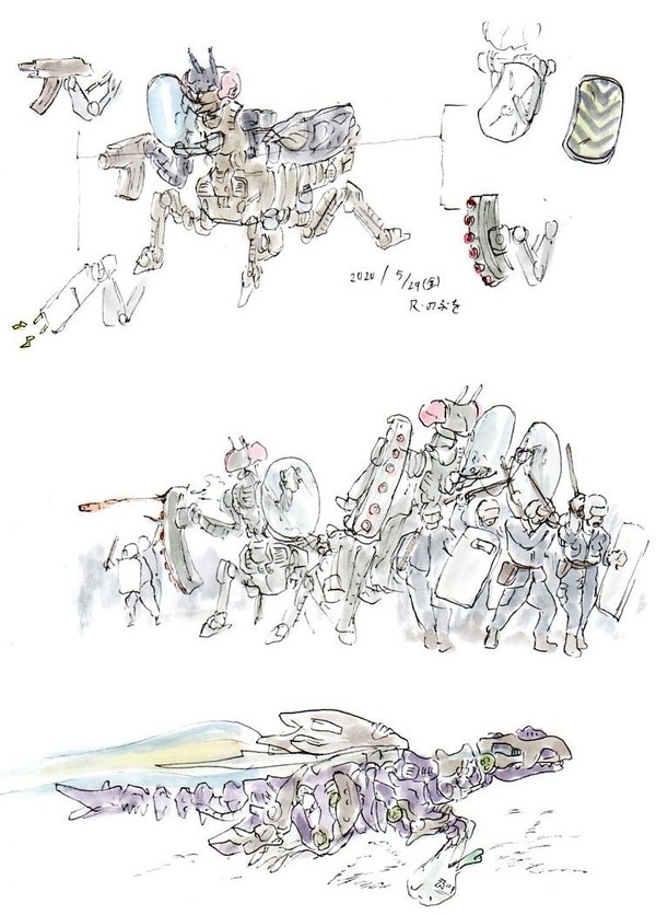 やわらかちびゾイド系らくがき９