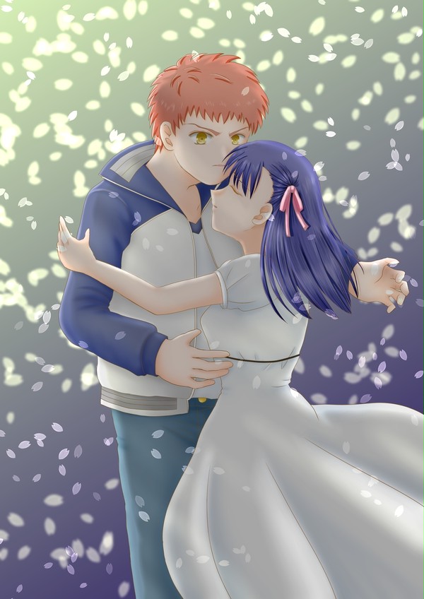 士郎と桜を描いてみたかった