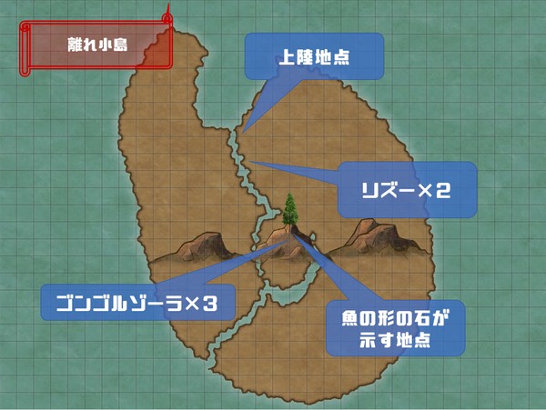 FQRPG用フィールドマップ（名も無き孤島）