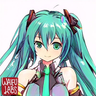 waif laboで、ミクを作成した