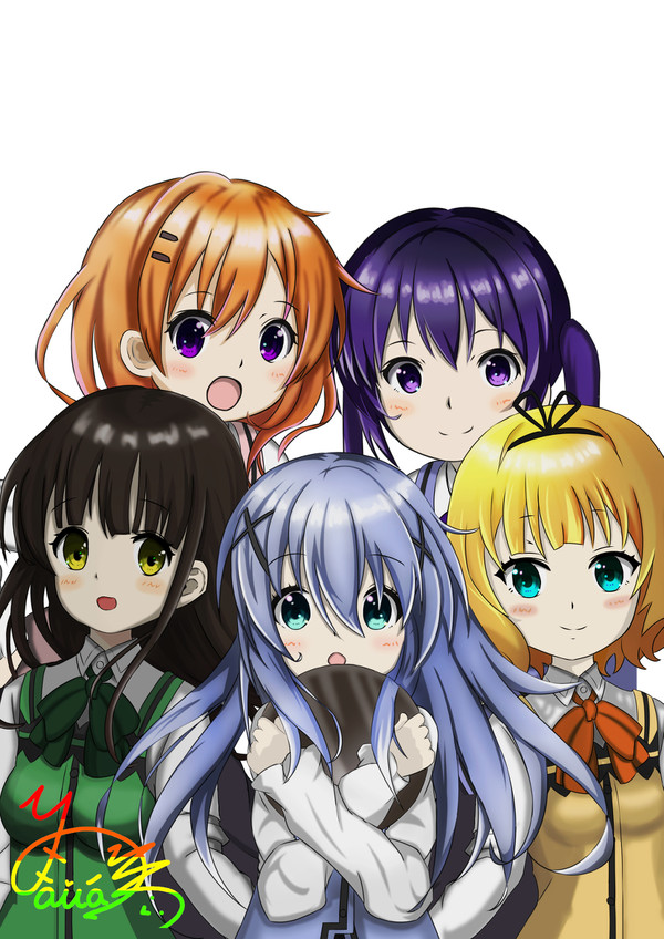 【全員で!】ご注文はうさぎですか?【色塗済】