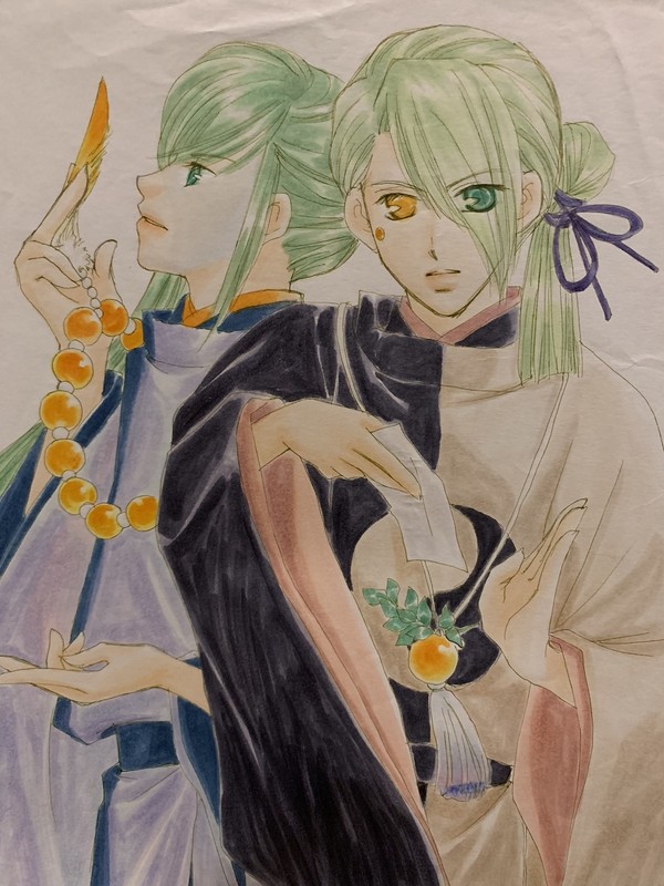 昔描いてたアナログ絵とか。