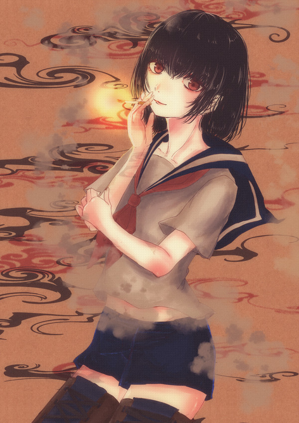 煙草と少年