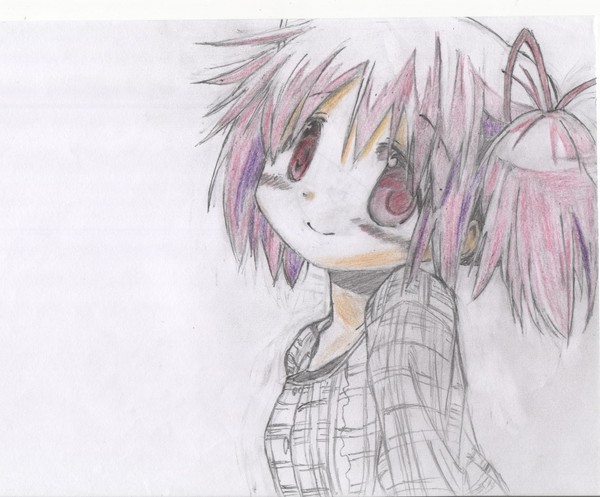 鹿目まどか 模写
