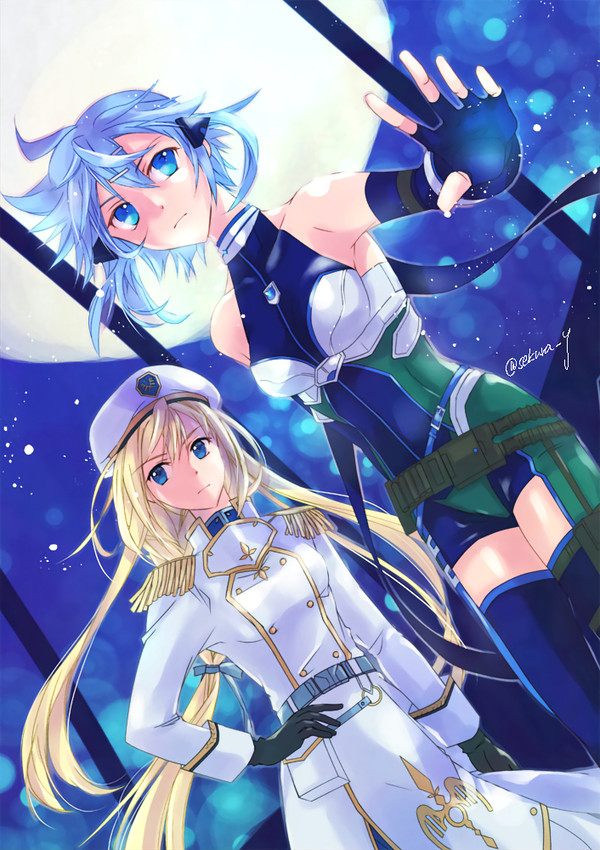 シノンとアリス